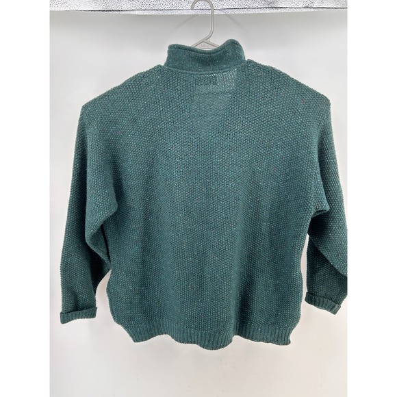 Orvis Sweater Mens XL Green 1/4 Zip Vintage USA Gorpcore Camping Hiking Outdoors - Picture 10 of 16